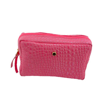 Elegant Colombian Leather Makeup Bag: A Stylish Touch for Your Beauty Routine